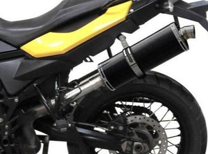 DELKEVIC BMW F650GS / F700GS / F800GS Slip-on Exhaust Stubby 14" Carbon – Accessories in the 2WheelsHero Motorcycle Aftermarket Accessories and Parts Online Shop