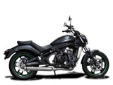 DELKEVIC Kawasaki Vulcan S EN650 (15/20) Full Exhaust System with Bull Nose Tip 21" Silencer – Accessories in the 2WheelsHero Motorcycle Aftermarket Accessories and Parts Online Shop