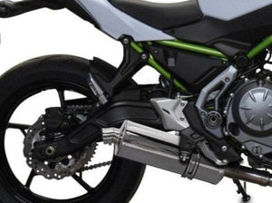 DELKEVIC Kawasaki Z650 Full Exhaust System with Stubby 14" Silencer – Accessories in the 2WheelsHero Motorcycle Aftermarket Accessories and Parts Online Shop