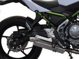 DELKEVIC Kawasaki Z650 Full Exhaust System with Stubby 14" Silencer – Accessories in the 2WheelsHero Motorcycle Aftermarket Accessories and Parts Online Shop