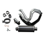 DELKEVIC Kawasaki Z650 Full Exhaust System with Stubby 14" Carbon Silencer – Accessories in the 2WheelsHero Motorcycle Aftermarket Accessories and Parts Online Shop