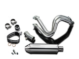 DELKEVIC Kawasaki Z650 Full Exhaust System with 13" Tri-Oval Silencer – Accessories in the 2WheelsHero Motorcycle Aftermarket Accessories and Parts Online Shop