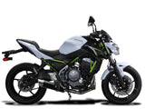 DELKEVIC Kawasaki Z650 Full Exhaust System with DL10 14" Carbon Silencer – Accessories in the 2WheelsHero Motorcycle Aftermarket Accessories and Parts Online Shop