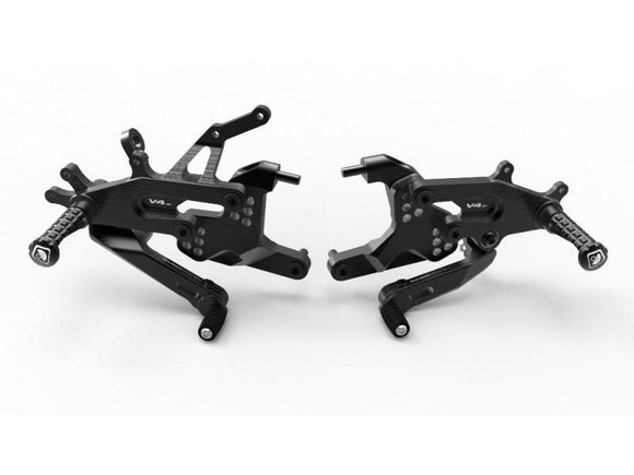 PRV4E01 - DUCABIKE Ducati Panigale V4 (2018+) Adjustable Rearset (SBK edition) – Accessories in the 2WheelsHero Motorcycle Aftermarket Accessories and Parts Online Shop