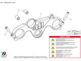 PSY1 - BONAMICI RACING Yamaha YZF-R1 / YZF-R1M (2015+) Triple Clamps Top Plate (street) – Accessories in the 2WheelsHero Motorcycle Aftermarket Accessories and Parts Online Shop