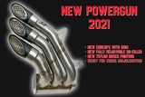 QD EXHAUST MV Agusta Dragster 800 / RR Triple Slip-on Exhaust "Power Gun" (silver; EURO 3 homologated) – Accessories in the 2WheelsHero Motorcycle Aftermarket Accessories and Parts Online Shop