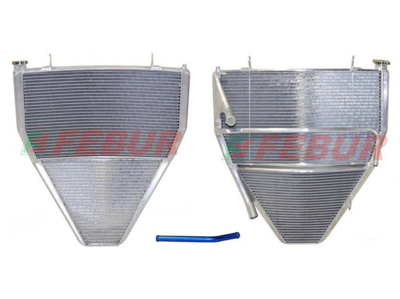 FEBUR Yamaha YZF-R1 (09/14) Complete Racing Water Radiator (With silicon hoses) – Accessories in the 2WheelsHero Motorcycle Aftermarket Accessories and Parts Online Shop