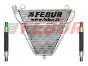 FEBUR Ducati Panigale 1199/899/1299 Lower Racing Water and Oil Radiator (for original thermostatic valve) – Accessories in the 2WheelsHero Motorcycle Aftermarket Accessories and Parts Online Shop