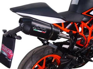 GPR KTM 125 RC (14/16) Slip-on Exhaust "Furore Nero" – Accessories in the 2WheelsHero Motorcycle Aftermarket Accessories and Parts Online Shop