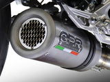 GPR Ducati Hypermotard 1100 Dual Slip-on Exhaust "M3 Titanium Natural" (EU homologated) – Accessories in the 2WheelsHero Motorcycle Aftermarket Accessories and Parts Online Shop