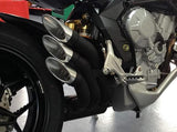 QD EXHAUST MV Agusta F3 Triple Slip-on Exhaust "Power Gun" (dark; EU homologated) – Accessories in the 2WheelsHero Motorcycle Aftermarket Accessories and Parts Online Shop