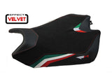 TAPPEZZERIA ITALIA Aprilia RSV4 (09/20) Velvet Seat Cover "Torino" – Accessories in the 2WheelsHero Motorcycle Aftermarket Accessories and Parts Online Shop