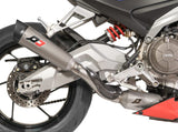 QD EXHAUST Aprilia RS 660 / Tuono (2020+) Titanium Full Exhaust System "Tri-cone" (EU homologated) – Accessories in the 2WheelsHero Motorcycle Aftermarket Accessories and Parts Online Shop