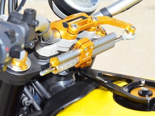 Ducati Scrambler (15/22) OHLINS Steering Damper + DBK / DUCABIKE Mounting Kit & Fuel Tank Cap – Accessories in the 2WheelsHero Motorcycle Aftermarket Accessories and Parts Online Shop