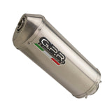 GPR Suzuki RV125 Van Van Slip-on Exhaust "Satinox" (EU homologated) – Accessories in the 2WheelsHero Motorcycle Aftermarket Accessories and Parts Online Shop