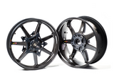 BST Honda VFR1200F Carbon Wheels Set "Panther TEK" (front & conventional rear, 7 straight spokes, black hubs) – Accessories in the 2WheelsHero Motorcycle Aftermarket Accessories and Parts Online Shop