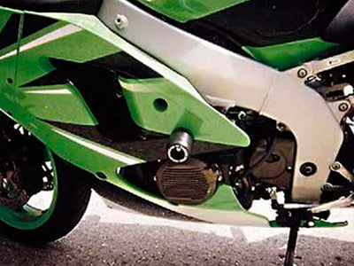 CP0021 - R&G RACING Kawasaki ZX-6R (98/02) Frame Crash Protection Sliders 