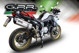 GPR BMW F850GS / Adventure Slip-on Exhaust "Sonic Inox" (EU homologated) – Accessories in the 2WheelsHero Motorcycle Aftermarket Accessories and Parts Online Shop