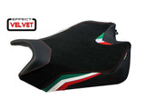 TAPPEZZERIA ITALIA Aprilia RSV4 (09/20) Velvet Seat Cover "Torino" – Accessories in the 2WheelsHero Motorcycle Aftermarket Accessories and Parts Online Shop