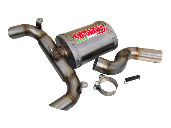 GPR Suzuki GSR600 Slip-on Exhaust 