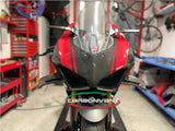 CARBONVANI Ducati Panigale V2 / V2 Bayliss (20/22) Carbon Headlight Fairing (street version; Red2) – Accessories in the 2WheelsHero Motorcycle Aftermarket Accessories and Parts Online Shop