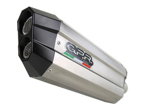 GPR Aprilia Caponord 1200 (13/15) Slip-on Exhaust "Sonic Inox" (EU homologated) – Accessories in the 2WheelsHero Motorcycle Aftermarket Accessories and Parts Online Shop