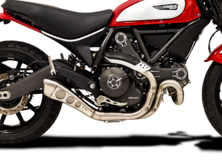 HP CORSE Ducati Scrambler 800 (2015+) Slip-on Exhaust 