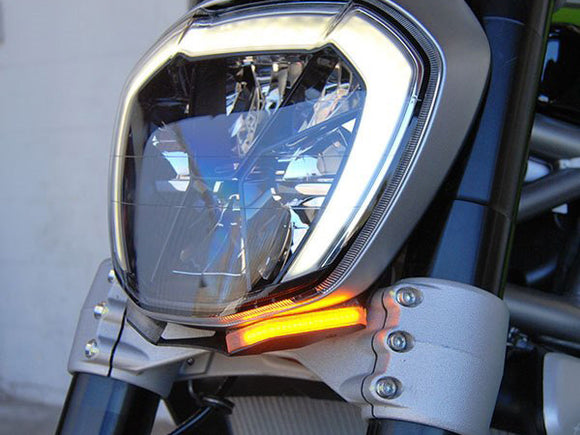 NEW RAGE CYCLES Ducati XDiavel LED Front Turn Signals – Accessories in the 2WheelsHero Motorcycle Aftermarket Accessories and Parts Online Shop