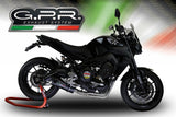 GPR Yamaha MT-09 (17/20) Full Exhaust System "Furore Evo 4 Nero" (EU homologated) – Accessories in the 2WheelsHero Motorcycle Aftermarket Accessories and Parts Online Shop