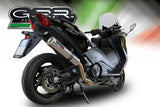 GPR Yamaha T-MAX 530 (12/19) Full Exhaust System "M3 Titanium Natural" (EU homologated) – Accessories in the 2WheelsHero Motorcycle Aftermarket Accessories and Parts Online Shop