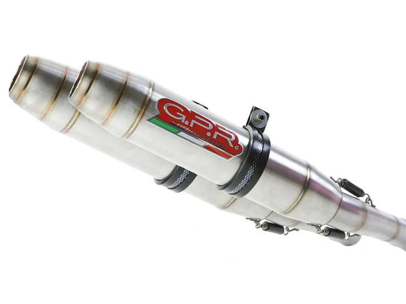 GPR Aprilia Shiver 900 Dual Slip-on Exhaust 