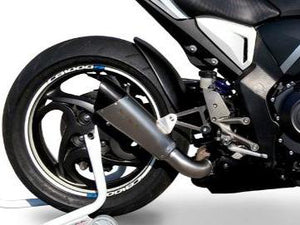 HP CORSE Honda CB1000R Slip-on Exhaust "Evoxtreme Satin Single" (high position) – Accessories in the 2WheelsHero Motorcycle Aftermarket Accessories and Parts Online Shop